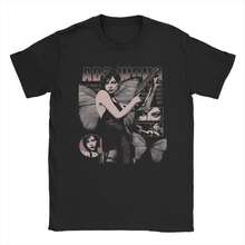 Camiseta casual de juego para hombre, cuello redondo, camiseta de algodón de manga corta, idea de regalo de ropa - Negro - Ver 1