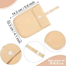 Fashionable Invisible Underwear Wallet, Women's Travel Invisible Underwear Storage Bag With RFID Anti-Theft Card Slot, No Bulkiness, Can Hold 6 Credit Cards, Cash And Keys, With Adjustable Elastic Shoulder Strap, Essential Accessory For Vacation, Travel And Daily Commute - View 3