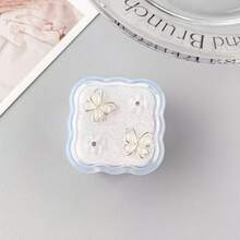Elegant Gemstone Butterfly Design Protective Case Compatible With Apple 40W Charger, For IPhone 17 Pro Max/15, Data Cable Protector 16 - Clear - View 5