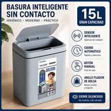 Smart Sensor Bin With Airtight Lid And Odor-Proof Technology, Compatible With Touch Switch, Suitable For Use In Offices/Bathrooms, Waste Bin (Easy To Clean And Durable). - View 10