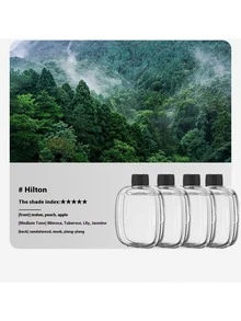 1件全自動USB充電式數位顯示香氛擴香機 + 4瓶50ml精油 或 4瓶50ml精油,適用於居家裝飾、浴室與廁所空氣清新劑、香氛擴香機 - 彩色 - 查看 16