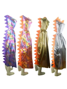 2 buah Jubah Kostum Pertunjukan Jubah Selendang Jubah Dinosaurus - MultiWarna - View 3
