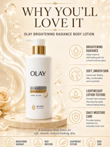 Olay L'Oreal Whitening Body Lotion Full Size 260g, Sample 30g, Brightens Skin Tone, Improves Dull Skin, Non-Greasy Formula, Moisturizes Skin, Suitable For All Skin Types - OLAY身體乳菸鹼醯胺超白 - 查看 6