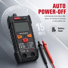 4000 Counts Digital Multimeter Smart Tester With Voice Broadcast, Auto-Ranging, NCV, Voltage Measurement, Resistance, Continuity Test, Data Hold, Backlight LCD And Flashlight, Suitable For Automotive, Electrical, HVAC, DIY And Home Renovation - Black - View 6