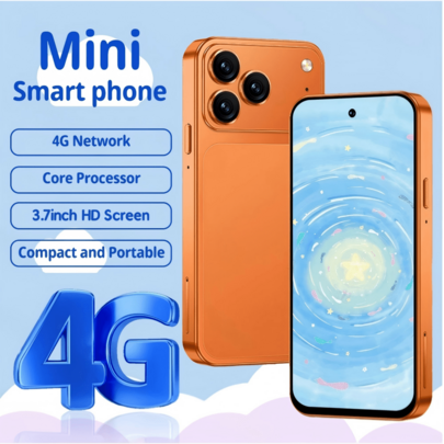 SOYES Mini Smartphone, Android 12 OS, WCDMA Dual SIM Dual Standby 3G Netzwerk, 3,7-Zoll HD Display, 4GB RAM+64GB ROM, Kompaktes Handy im Taschenformat.