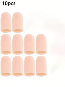 4pcs/6pcs/8pcs Gel Finger Cots, Silicone Finger Protectors, Thumb Support Finger Caps Gloves - Multicolor - View 14