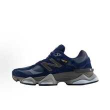 New Balance 9060 - Rain Cloud Grey, Sea Salt & Black Castlerock | Viral 2026 Chunky Platform Sneakers | Premium Suede & Mesh Breathable Trainers | Comfortable ABZORB Midsole Dad Shoes | Authentic Unisex High-Fashion Footwear - 藍色 - 查看 1