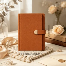 Personalized Floral Notebook And Pen Gift Set, Customized Engraved PU Leather Diary With Magnetic Closure And Gift Box, A5 Size Diary Gift Suitable For Mom, Teacher, Bridesmaid And Graduate - Half-circle Snap Book - View 8
