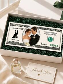 客製化人臉美鈔，情侶新奇金錢禮物，婚禮用品，派對用品，婚禮伴手禮，新娘婚前派對裝飾，單身女郎派對禮物，訂婚派對裝飾，客製化照片紀念品，幽默婚禮禮物，非貨幣道具 - 多色-2 - 查看 9