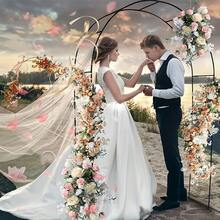 1 Set Of Heavy-Duty Steel Garden Arch Kit Size 2.4*1.4 Meters) - Black Metal Outdoor Structure, Ideal For Climbing Plants, (Roses, Vegetables) Can Also Be Used As Wedding Garland Balloon Arch - Romantic Valentine's Day Gift Idea - Black - View 8