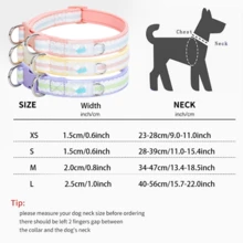 Bequemes gepolstertes Haustierhalsband, Hundehalsband mit doppeltem D-Ring, geeignet für kleine und mittlere Hunde. Bequemes Neoprenfutter, weiche Textur und angenehmer Griff, keine Abnutzung des Fells; langanhaltend Polyesterband; doppelte D-Ringe verteilen die Spannung, können größeren Zugkräften standhalten ohne zu brechen - Mauve - Übersicht 2