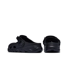 Zuecos Crocs Duet Max de EVA, estilo deportivo, suaves, cómodos, transpirables, unisex, color negro liso. - Negro - Ver 5