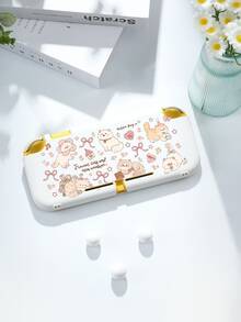 New Switch2 (2025) Game Console Accessories, 1pc Cartoon Cute Cat & Flower Pattern Protective Case, Compatible With Switch2, Switch NS/Switch OLED/Lite, Switch Game Console Accessories, Storage Bag, Switch Protective Case, Romantic Gift For Switch Players - Multicolor - View 7