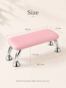 1pc U-Shaped Adjustable Nail Arm Rest Stand, White PU Leather Manicure Hand Rest, Height & Angle Adjustable Nail Armrest With Non-Slip Base, Easy Clean Portable Nail Tech Supplies For Gel Polish, Acrylic Nails, Nail Extensions, Salon Workbench - Multicolor - View 9
