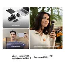 dji The New Mic Mini2 Mini Wireless Microphone Features A Multi-Color Replaceable Front Cover, High-Fidelity Audio, Long-Lasting Noise Cancellation, And Is Perfect For Outdoor Shooting With Mobile Phones And Cameras. - View 5