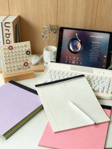 6pcs A5 Multicolor Lined Notebooks Small Legal Memo Pads, Suitable For Office Supplies And Learning Supplies, Recording Home To-Do Lists, Notebooks, Back To School Supplies - one-size - View 4