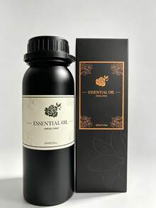 250ml 芳香療法精油，油基芳香療法精油補充液（無水），35% 濃度，適用於香氛袋、香氛墊、汽車芳香擴香器、芳香擴香器、擴香器、擴香機、芳香香爐、芳香燈、擴香石、芳香石、擴香木、蠟燭製作 - 250ml黑罐花貼 - 查看 4