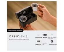 dji The New Mic Mini2 Mini Wireless Microphone Features A Multi-Color Replaceable Front Cover, High-Fidelity Audio, Long-Lasting Noise Cancellation, And Is Perfect For Outdoor Shooting With Mobile Phones And Cameras. - View 1