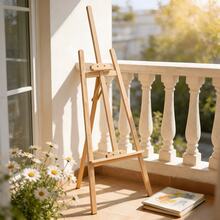 1pc Easel, Triangle Bracket With Strong Load-Bearing Capacity And No Wobble, Height And Tilt Angle Adjustable, Multiple Sizes Available, Suitable For Students, Art Studios And Home Use - A - View 2
