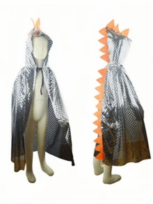 2 buah Jubah Kostum Pertunjukan Jubah Selendang Jubah Dinosaurus - MultiWarna - View 2