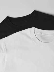 Women T-Shirts - 黑色 - 查看 3