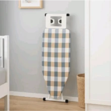 Buigelbrett 110 x 38 x 64-77 cm 6-Fachhohenverstellbar rutschfeste GummifuβeBaumwollbezug mit BuigeleisenablageTischplatte UniversalbugelbretterBugelbrettablage - Gelbgrin - Übersicht 6