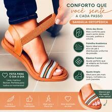 ALLEAN Women's Flat Sandal With Elastic - BK GOOTA CARAMEL - View 2