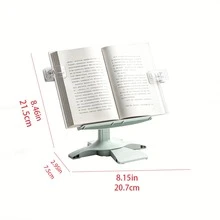 Children's And Adults' Common Name Bookshelf With Adjustable Lifting Reading Rack, Student Multifunctional Book Holder, Guest Room Book Tablet - A - View 3