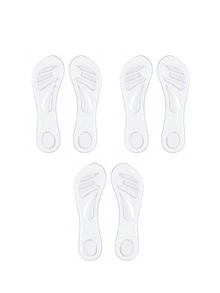 1 双自粘式可调节加垫 3/4 长度防震防滑女式鞋垫，适合高跟鞋、凉鞋、浅口鞋、坡跟鞋 - 無色 - 查看 10