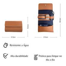 Capa Case Estojo para Mouse e Carregador Caramelo - Caramelo - Visão 3