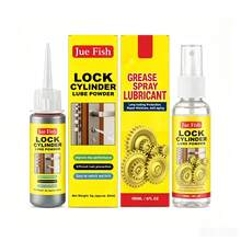 Dry Graphite Lock Lubricant Powder Anti-Clog Anti-Rust Lubricator Fix Stiff Jammed Locks, Easy Inject Nozzle Design For Door Lock Bike Lock Cabinet Lock Maintenance Bulk Pack Set - Multiple Styles - View 11