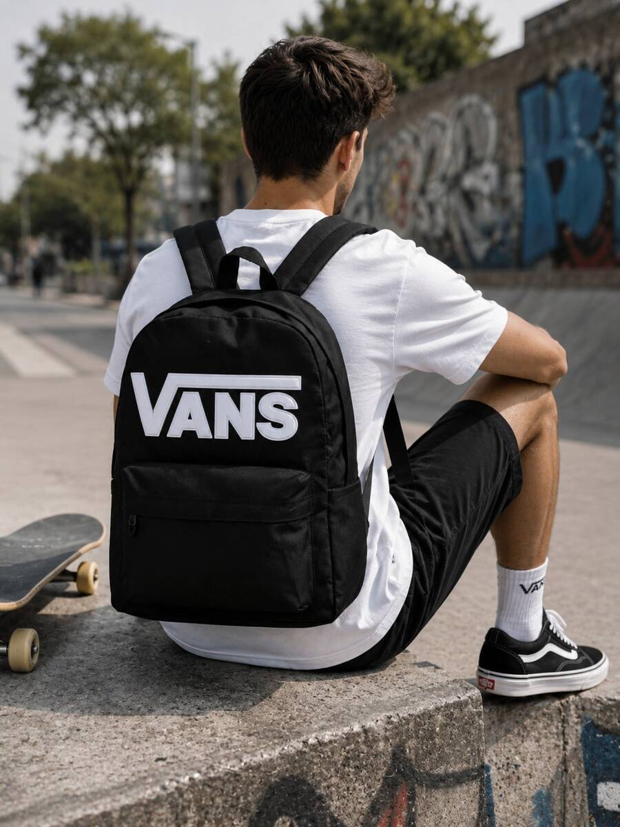 Mochila VANS casual multiples diseños - Negro - Ver 1