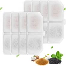 Cat Drinking Fountain Filter, 4/10/16/24 Pack Pet Fountain Replacement Filter, Triple Filtration System Replacement Filter, Suitable For Pet Water Dispensers - 1L - View 1