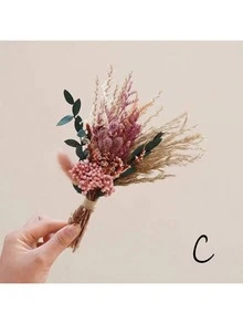 1/2/4/6/12 piezas Ramos de flores artificiales mini, adecuados para decoración de centro de mesa del hogar, decoración de pastel de fiesta, boutonniere artificial para novio y padrinos, decoración de fiesta de boda vintage estilo bohemio para hombres, regalo para despedida de soltera - Morado - Ver 6