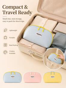 Underwear Storage Bag, Panties And Socks Travel Organizer, Portable Large Capacity Toiletry Bag, Fashionable Bra Storage Bag - Essential Travel Accessory,Bedroom Room Decor,Back To School - Multicolor - View 3