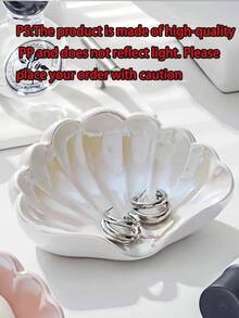 Drill-Free Leaf-Shaped Plastic Soap Dish For Bathroom Counter – Holds Soap, Toothbrushes, And Toiletries – Modern Home Decor, Soap & Toiletry Organizer, Decorative Sink Accessory – For Smooth Surfaces - Multicolor - View 5