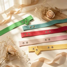 Customized Personalized Heart-Shaped Luggage Tag - Leather Name Tag And Boarding Pass, Suitable For Suitcases, Patterns Include Airplane And Birds - Multicolor - View 7