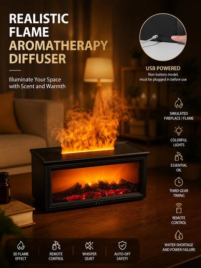 1 Piece Humidifier, Aroma Diffuser, USB Car Aromatherapy System, Cute Desktop Humidifier With Ambient Light, Helps Improve Air Quality And Sleep For Home, Office, Living Room, Kitchen, Bathroom, Room Decoration