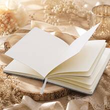 Personalized Custom Name Hardcover Notebook - Elegant Script Monogrammed Linen Journal, Customized Text Gift Option, Ideal For Bridesmaids, Groomsmen, Birthdays, Graduations & Wedding Favors, Perfect For Daily Journaling,Office & School Use - Cloth Notebook - View 3