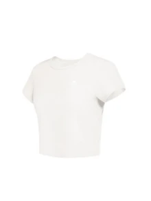CAMEL CROWN Women's Outdoor Sports T-Shirt, Quick-Dry Breathable Running Fitness Wear - White Cobblestone - View 5