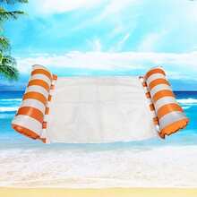 Inflatable Pool Floats Adult Size Water Hammock, Swimming Pool Float Hammock, 4-In-1 Water Floating Mesh Chair For Adults For Vacation Fun And Rest Summer Events Pool Parties - Multicolor - View 11