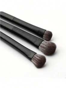 1pc Makeup Brush Set, Eyeshadow Brush, Nose Contour Brush, Eyebrow Pencil, Skin-Friendly Makeup Tools, Portable Travel Size - Black - View 5
