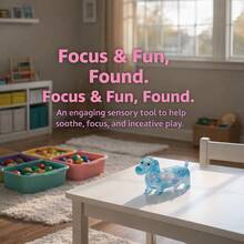 Sausage Dog Squeezable Toy, Soft And Skin-Friendly With Colorful Glitter Gradient Pattern. This Is A Soft, Elastic Toy That Helps Promote Parent-Child Interaction, Perfect For Weekend Family Gatherings Or Holiday Celebrations. - Multicolor - View 4