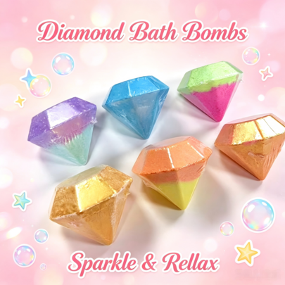 6 bombas de baño con piedras preciosas de diferentes fragancias, diseño de lujo con piedras preciosas, se disuelven en el agua para liberar burbujas cremosas, limpieza suave de la piel, adecuado para bañera, baño de pies, spa en casa, se puede usar como regalo del Día de la Madre, favor de boda, regalo de cumpleaños, favor de fiesta, etc.