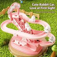 Little Duck/Little Rabbit Climbing Ladder Track Manual Slide Roller Coaster Children's Toy, Parent-Child Interaction, Visual Training, Sensory Game, Hand-Eye Coordination, Brain Development, Suitable For Boys And Girls Aged 3+, Back To School Gift, Birthday Holiday Gift - Multicolor - View 8