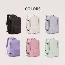 Large‑Capacity 43*30*20cm Waterproof Backpack With Shoe Pocket, Dry‑Wet Separation, Laptop Sleeve And USB Port. Available In Five Tones. Sleek‑Styled - Green - View 8