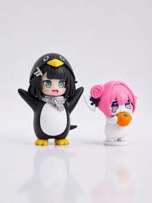 「Doro」KAWAI Gugugaga Best Friend Meme Figur Lucu Patung Meja Dekorasi Mobil Ornamen Kartun Hadiah Pecinta Game - MultiWarna - View 4