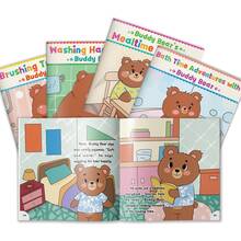 Buddy Bear Reading Game Books For Kids, Daily Habit And Routine Story Series For Brushing Teeth, Washing Hands, Mealtime, Bath Time And Bedtime Learning - Buddy Bear Reading Game Books - View 5