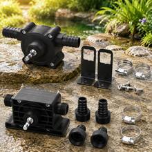 Manual Water Pump Drill-Driven Portable Dual-Use Hand Pump Set | No Electricity Required, High-Flow Efficient Water Transfer Pump | Suitable For Electric Drills, Labor-Saving Irrigation, Garden, River, Outdoor Watering And Cleaning Use - Multicolor - View 5