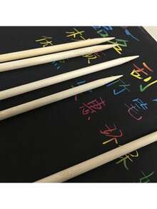 Scratch Art Pens - 15pcs Or 20pcs Or 50pcs Or 100pcs - A - View 3